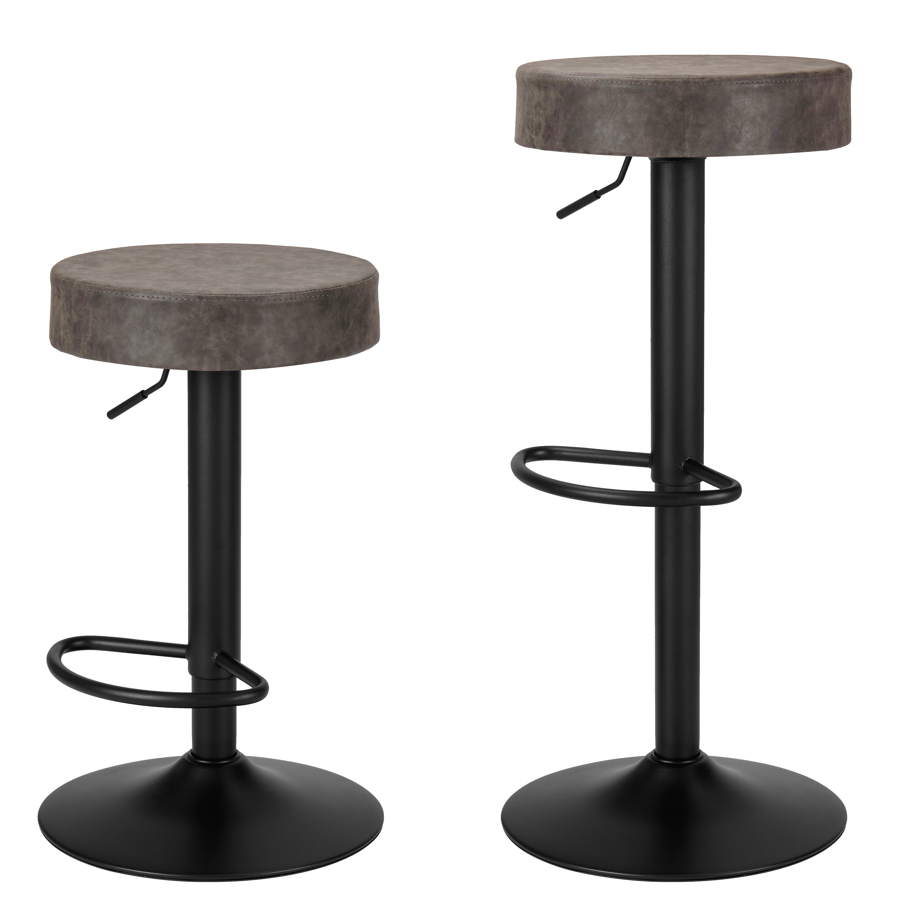 Different heights sales of bar stools