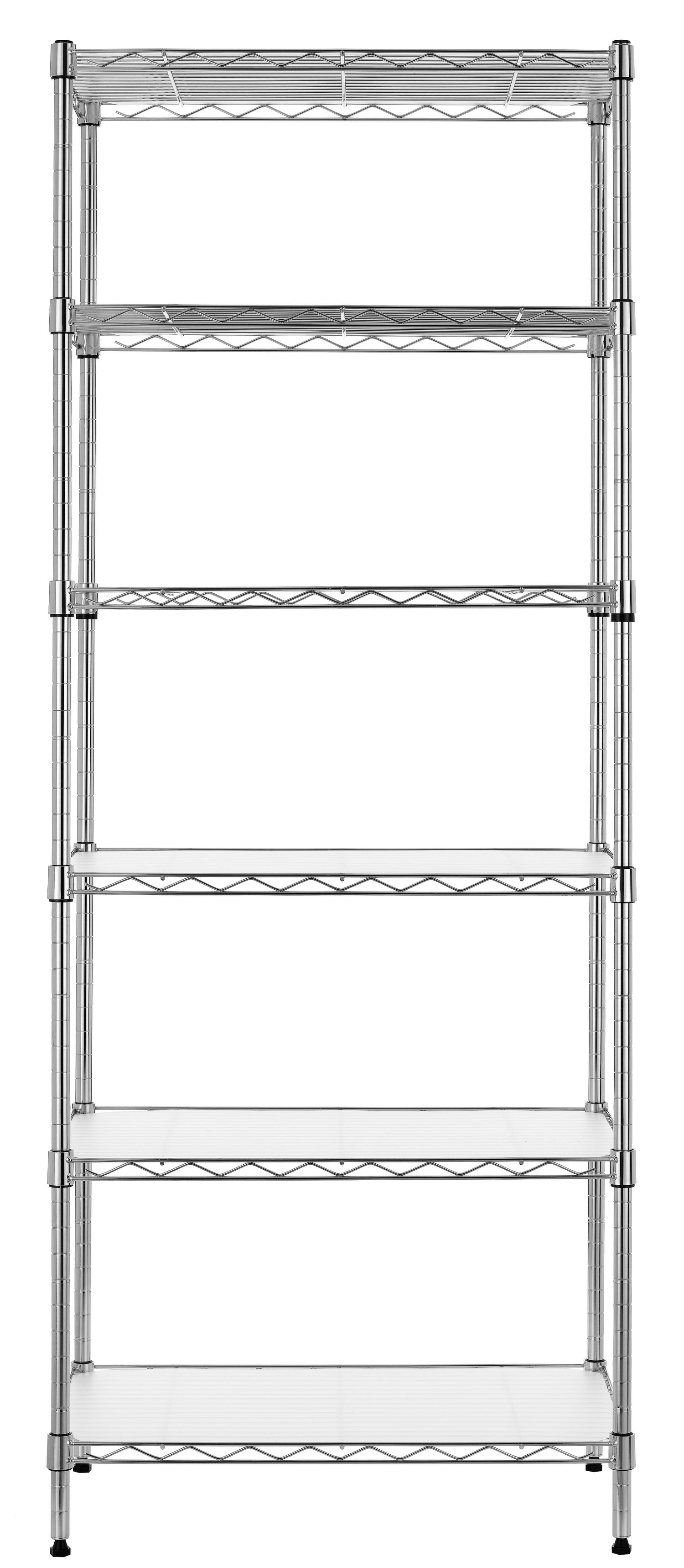 Finnhomy Heavy Duty 8 Tier Wire Shelving with Wheels, Storage Rack Thicken  Steel Tube, Pantry Shelves, Adjustable Shelving Unit