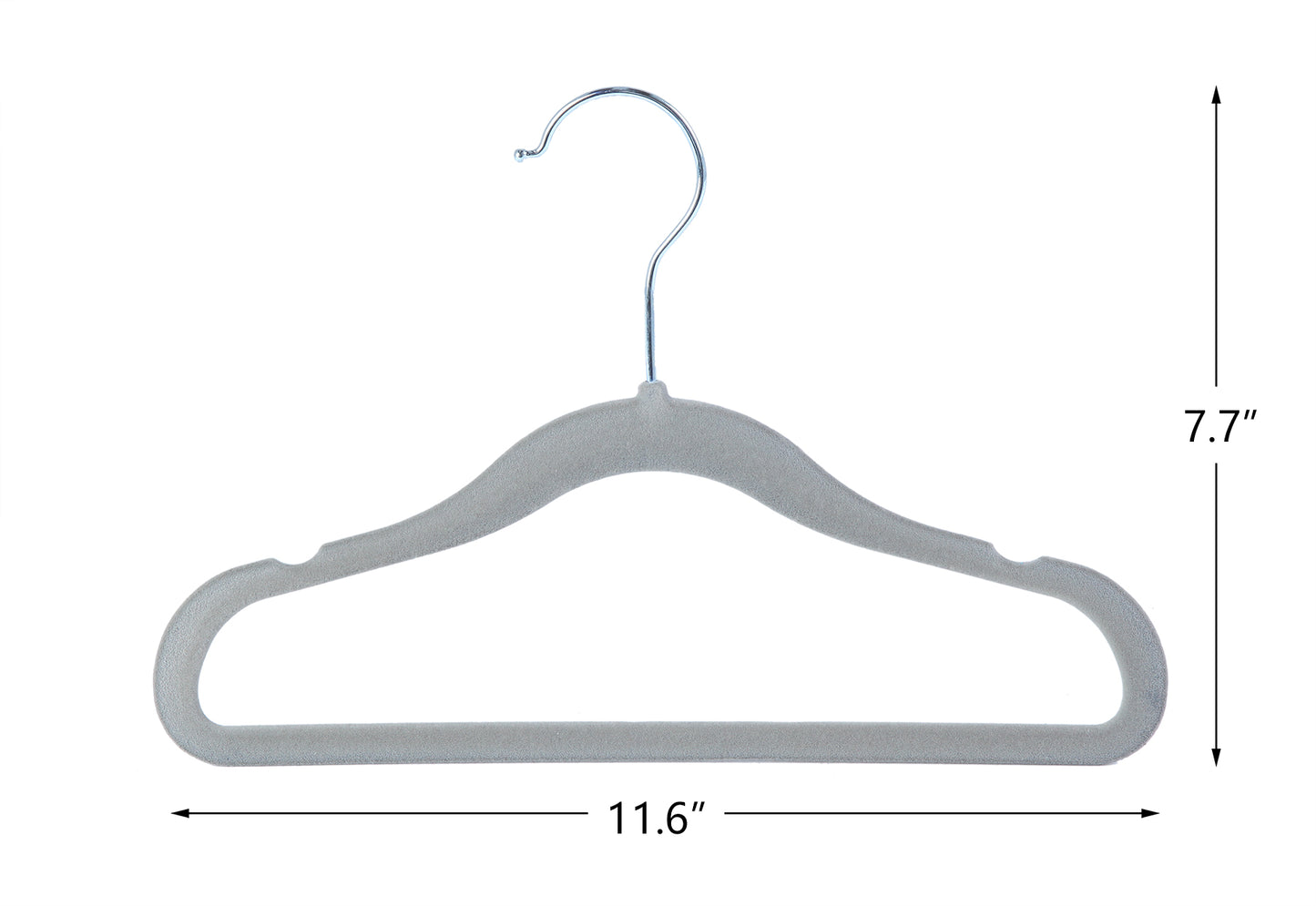 SurVank Set of 20 Plastic Baby Hanger Finger Clips - Multi-Purpose Hanger Clips for Hangers - Premium Heavy Duty ABS Clothes Hanger or Velvet Hanger - Pants